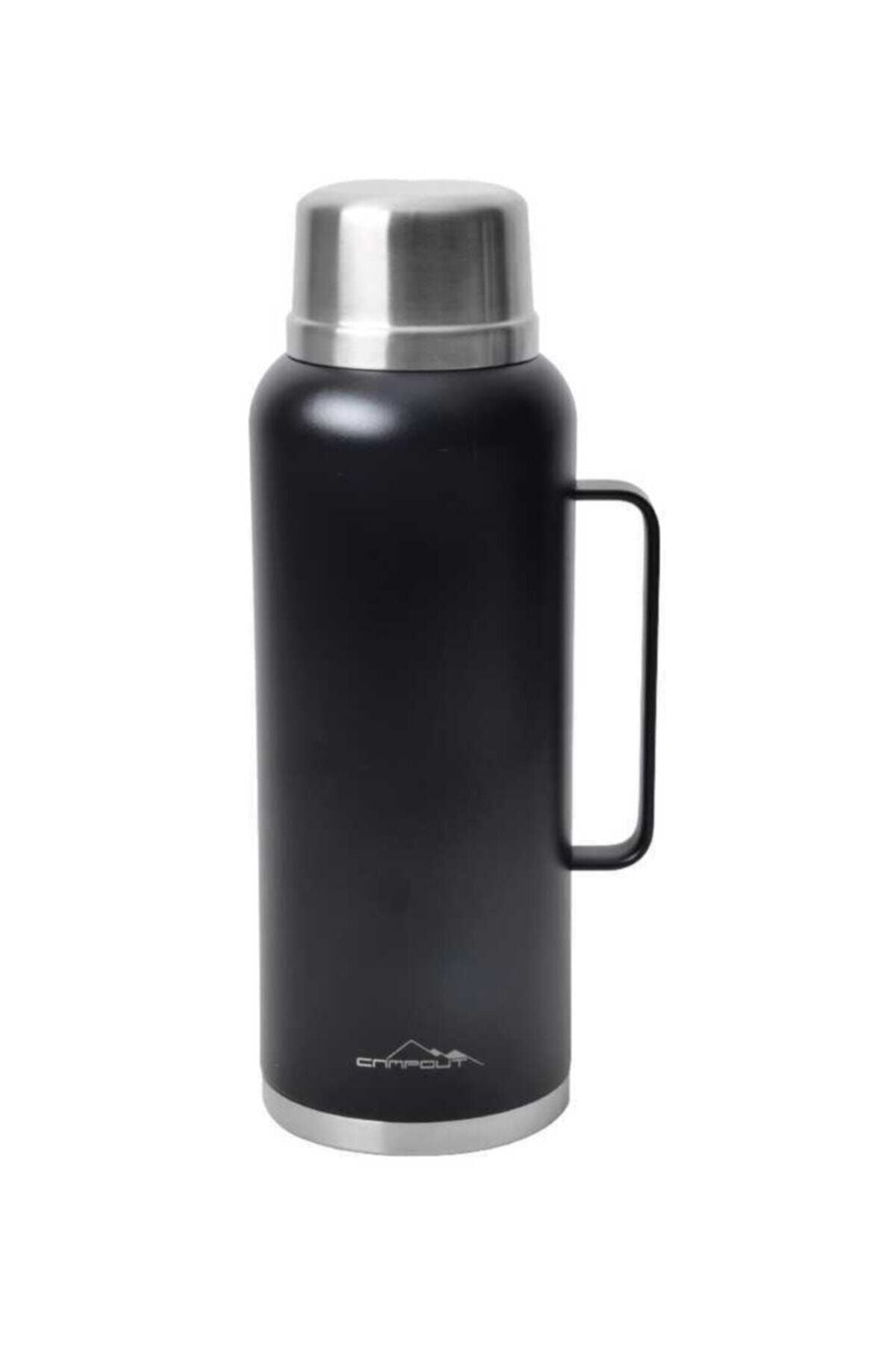 Campout Çift Katmanlı Vakumlu Termos Siyah 2600ml