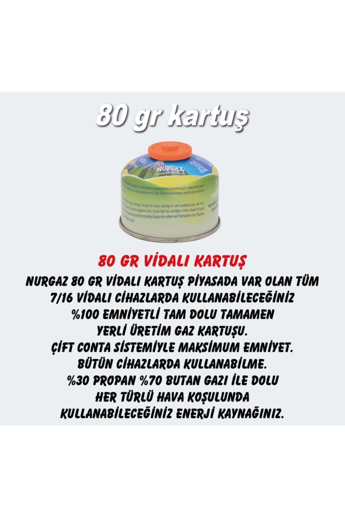 80 Gr Kartuş (NG 203-V)