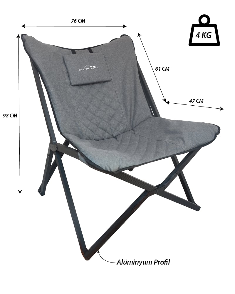 CAMPOUT ABANT KAMP SANDALYESİ (NG C158)