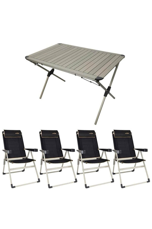 Xxl Masa   4 Lüx Sandalye Set