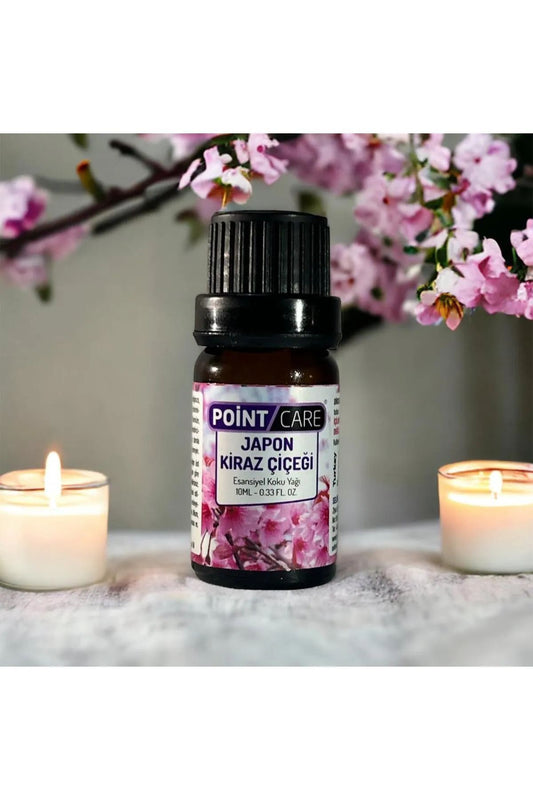 Point Care Japon Kiraz Çiçeği Kokulu Mum Esansı 10ml , Mum Koku Soya Wax Esansı (1 Adet)
