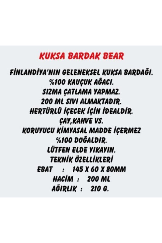 Kuksa Bardak Bear (NG KKS-B)