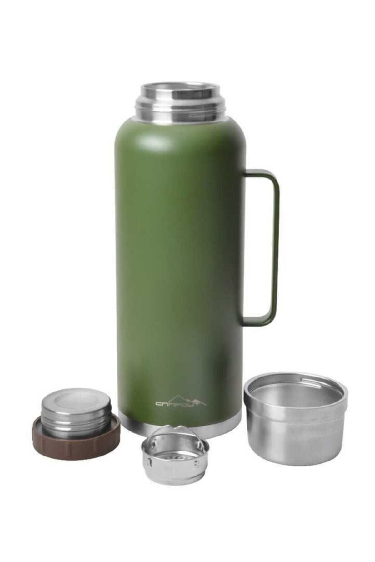 Campout Çift Katmanlı Vakumlu Termos Siyah 2600ml (NG 166)